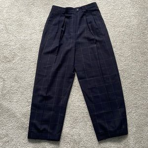 Lauren Ralph Lauren navy pleated slacks